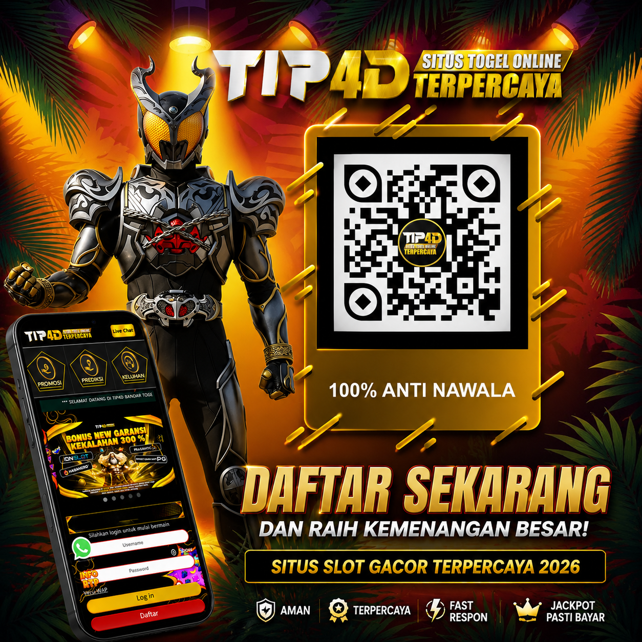 TIP4D Situs Togel Online Terpercaya dengan Akses Mudah, QR Code, Smartphone, dan Layanan Terbaik Hari Ini 2026