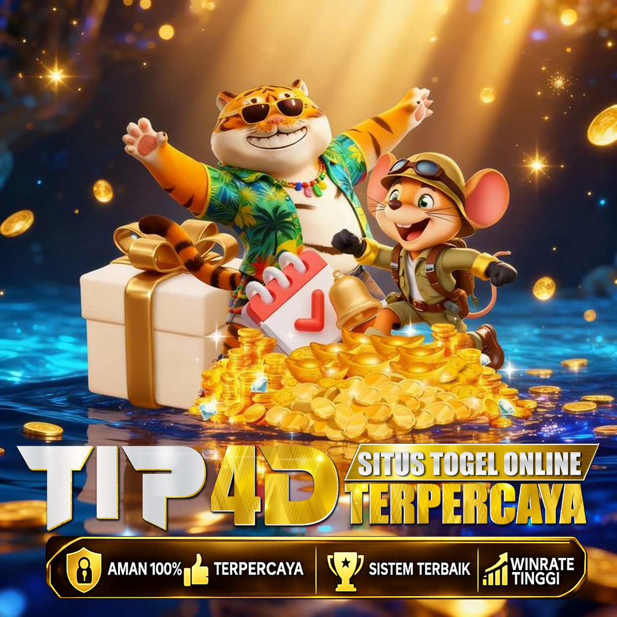 TIP4D Hadirkan Tampilan Visual Bertema Emas dengan Nuansa Togel Online Modern