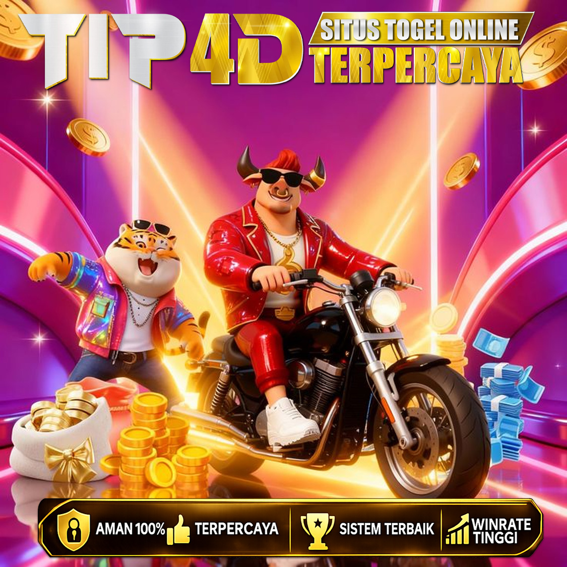 TIP4D Situs Togel Online Terpercaya dengan Sistem Terbaik, Aman, Nyaman, dan Winrate Tinggi